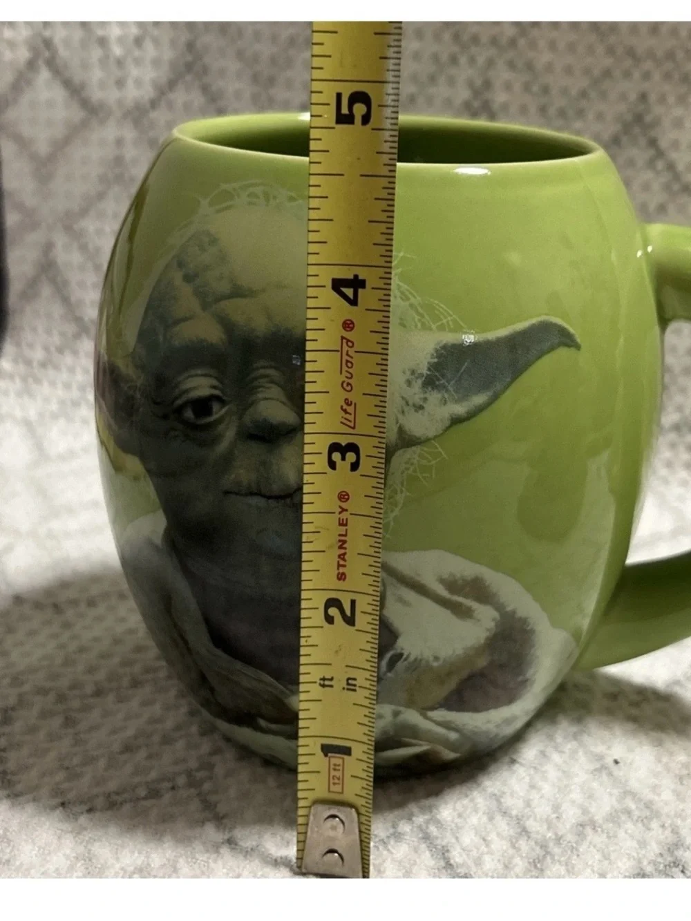 Star Wars Lime Green Yoda Ceramic Mug